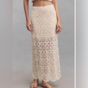 Sunday in Brooklyn crochet skirt by Anthropologie